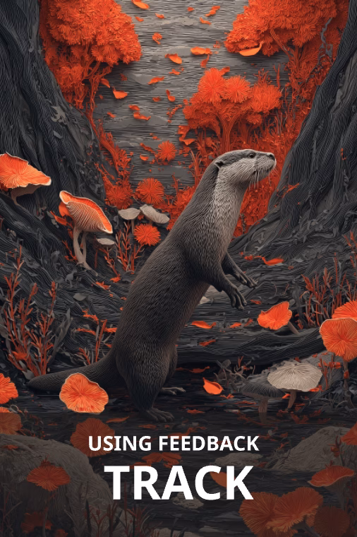 Using — Track card from The Feedback Deck